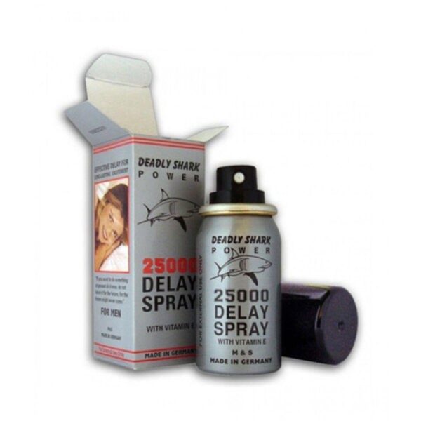 Deadly Shark Power 25000 Delay Spray with Vitamin E 40ML